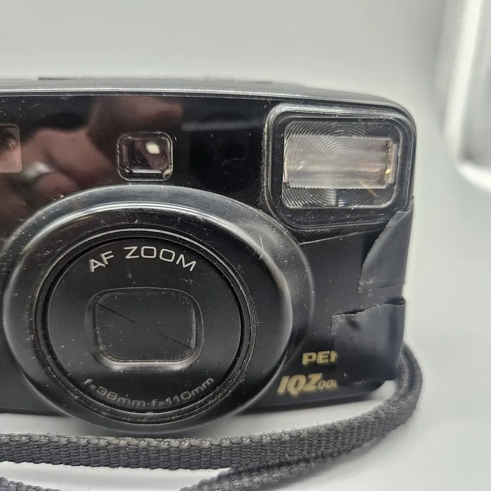PENTAX IQZoom 115 Date Defective Powers On 35mm Point And Shoot Camera For Parts